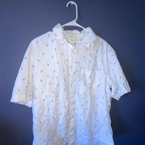 Pink Flamingo Buttondown Shirt